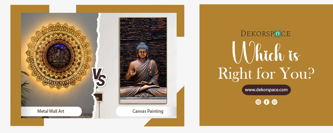 Metal Wall Art vs. Canvas Prints: Which is Right for You?