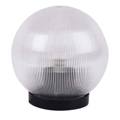 Golden Textured PVC Globe Outdoor Gate Light