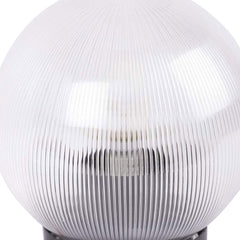 Golden Textured PVC Globe Outdoor Gate Light