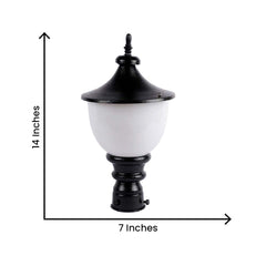 Royal Traditional Designer Warm Outdoor Gate Light