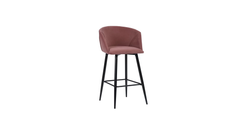 Pink Color Clea Counter Stool