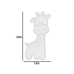 Baby Giraffe Backlit Wooden Wall Décor