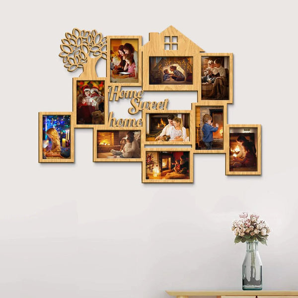 Family Dark Brown Hanging Photo Frame – Dekorspace