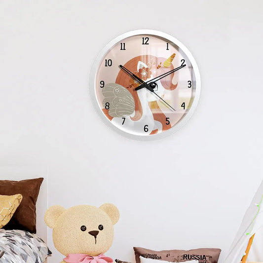 Princess Unicorn Kids Wall Clock