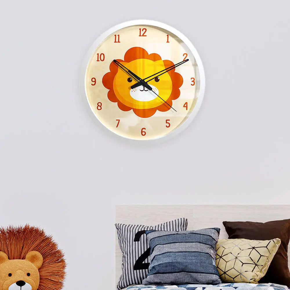 Baby Lion Kids Wall Clock