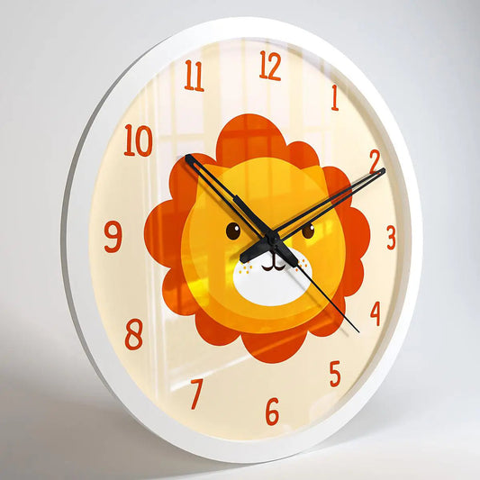 Baby Lion Kids Wall Clock