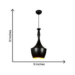 Black Aluminium Metal Designer Hanging Light