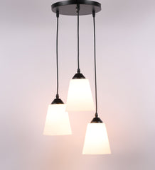 Hanging White PVC Glass Cluster Hanging Light