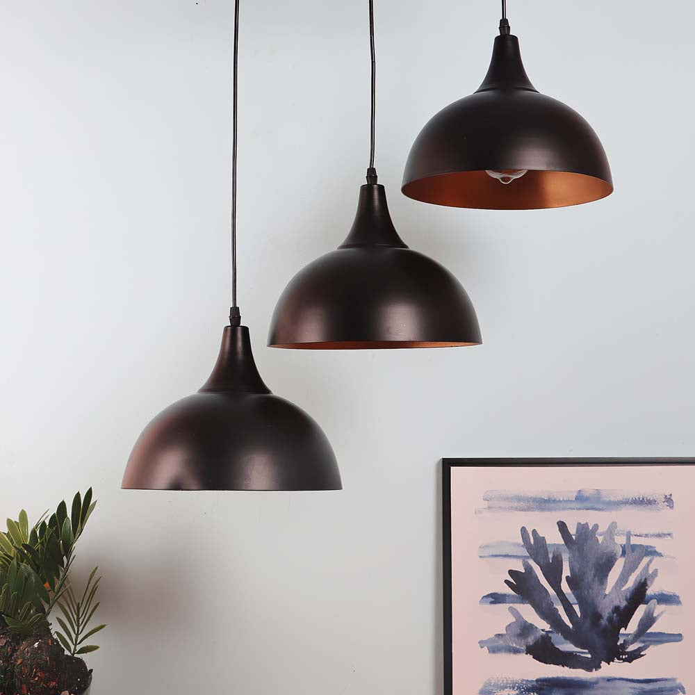 Standard Black Designer Cluster Hanging Light