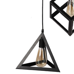 Geometric Designer Pub Cluster Ceiling Light