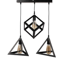 Geometric Designer Pub Cluster Ceiling Light