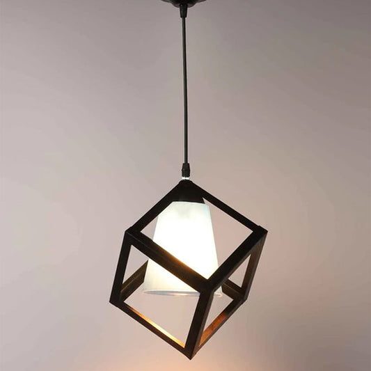 Black & Blue Designer Cubic Hanging Light