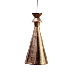 Golden Funnel Single Hanging Lights