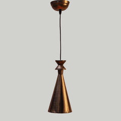 Golden Funnel Single Hanging Lights