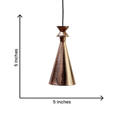 Golden Funnel Single Hanging Lights