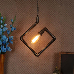 Antique Finish Eccentric Hanging Light