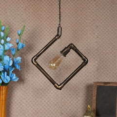 Antique Finish Eccentric Hanging Light