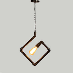 Antique Finish Eccentric Hanging Light