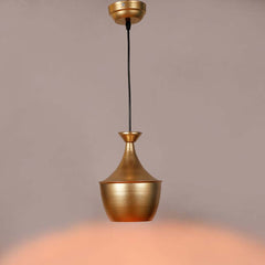 Container Shape Golden Focus Hanging Light