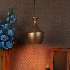 Container Shape Golden Focus Hanging Light