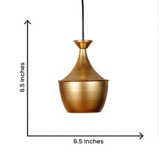 Container Shape Golden Focus Hanging Light