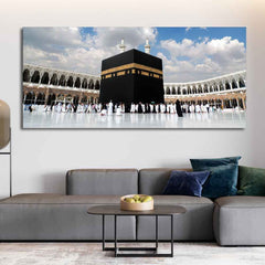 Islamic Canvas Wall Painting of Makkah al-Mukarramah