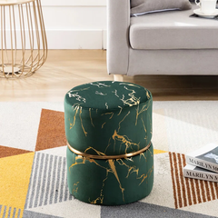 Joseph Velvet Ottoman/Poufee Stool