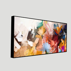 Abstract Colorful Floral Flower art Canvas Wall Painting