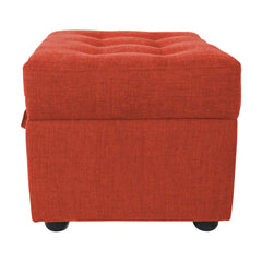 Maisy Velvet Ottoman/Poufee Stool