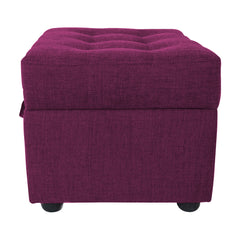 Maisy Velvet Ottoman/Poufee Stool