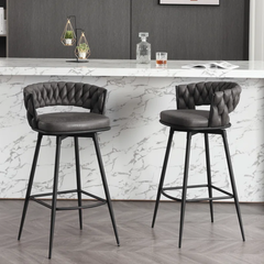 Charchol Grey Presley Bar Stool