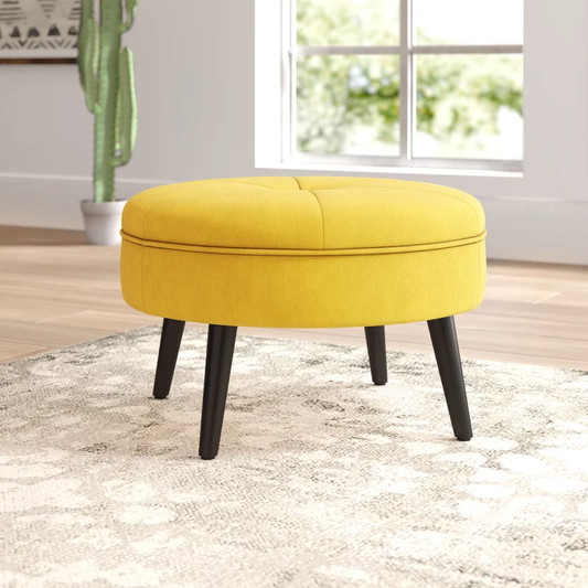 Micky Velvet Ottoman/Poufee Stool