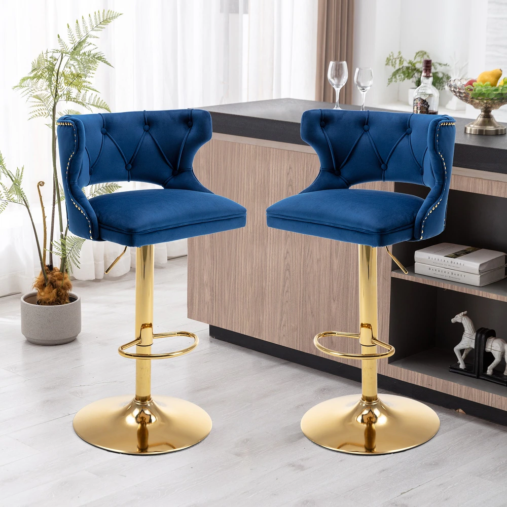 Blue Verona Bar Stool