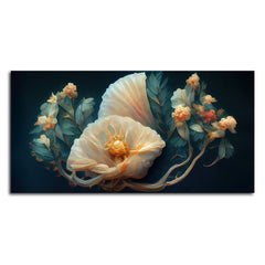 Elegant Floral Flower art Canvas Wall Painting