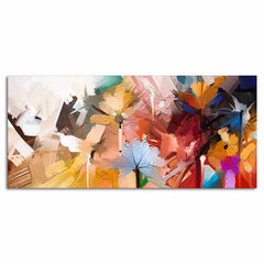 Colorful Flowers Abstract Art Wall Painting