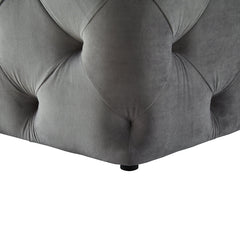 Square Tufted Velvet Ottaman/Poufee Stool