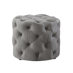 Round Tufted Velvet Ottaman/Poufee Stool