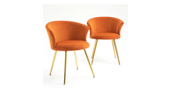 Orange Marwood Accent Chair