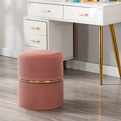 Gracy Velvet Ottoman/Poufee Stool