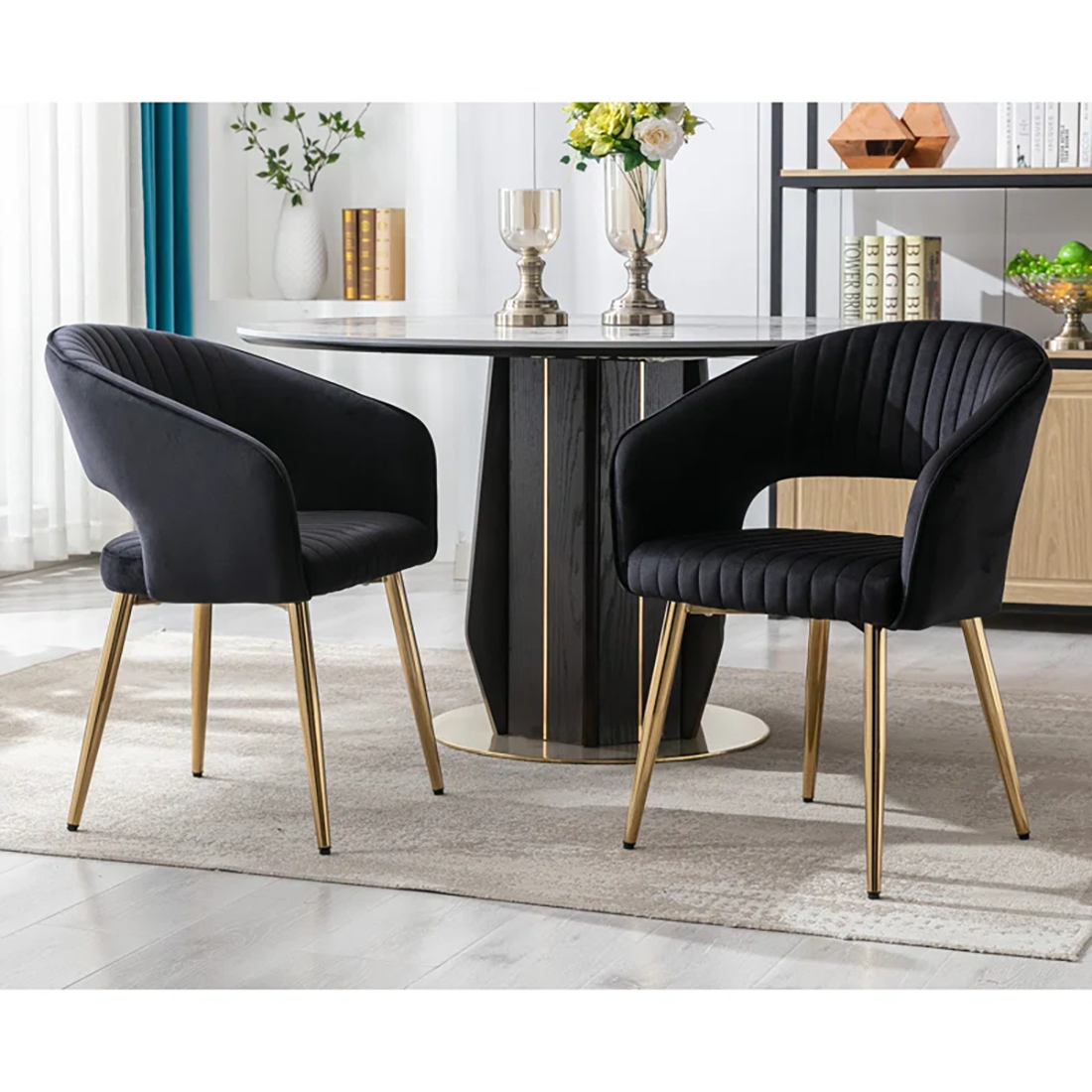 Black Ayatt Accent Chair