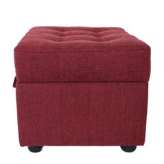 Maisy Velvet Ottoman/Poufee Stool