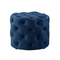 Round Tufted Velvet Ottaman/Poufee Stool