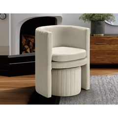 Schillar Chair With Ottoman