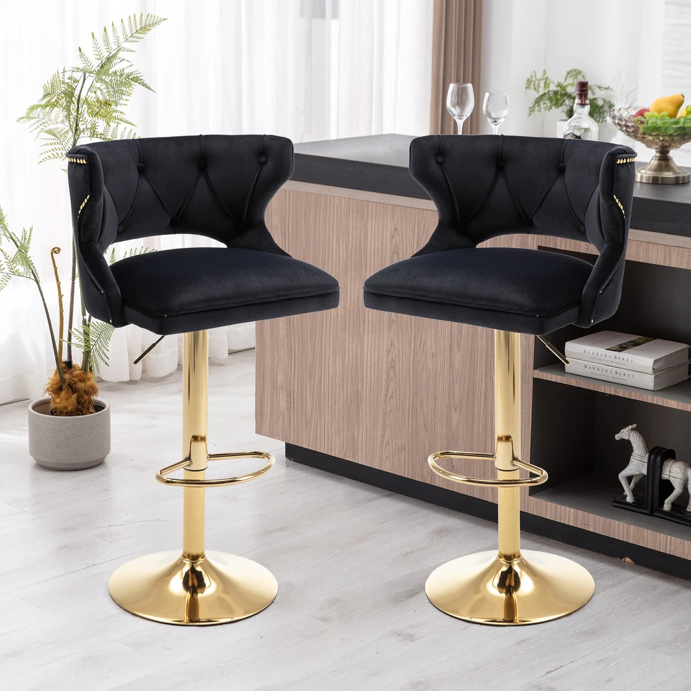 Black  Verona Bar Stool