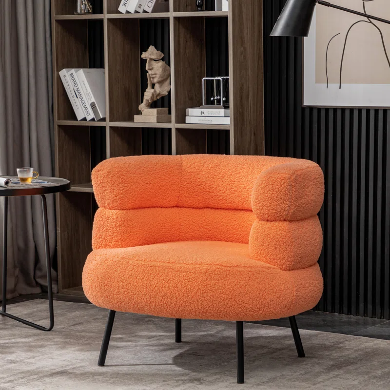 Orange Clive Accent Chair