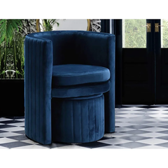 Schillar Chair With Ottoman