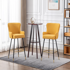 Yellow Color Nolen Bar Stool