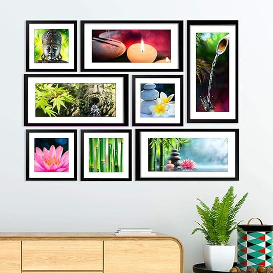Nature Wall Hanging Collage Photo Frame Set of 8