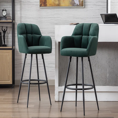 Green Color Cayden Bar Stool