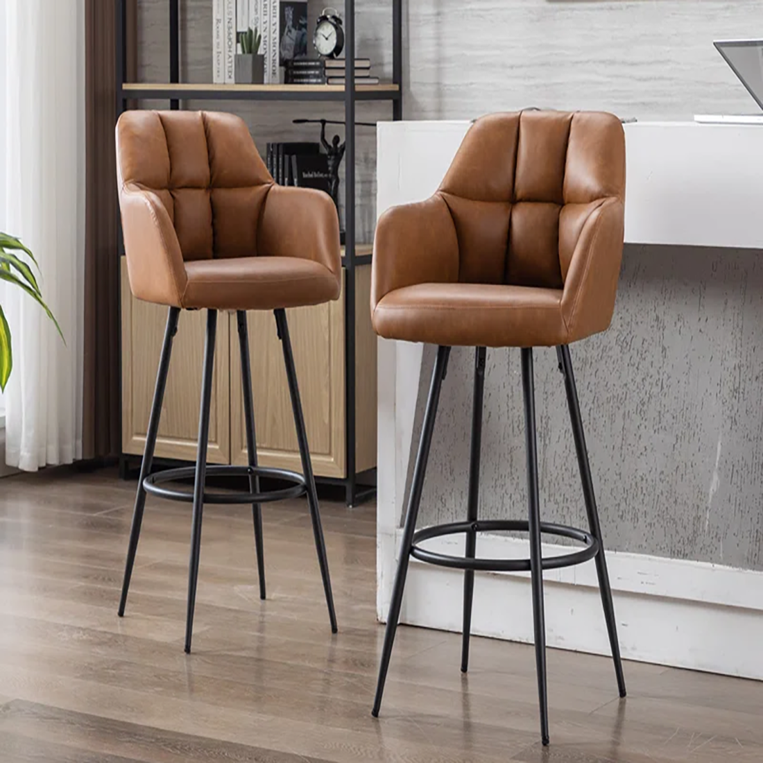 Brown Color Cayden Bar Stool